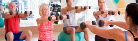 gym class with weights